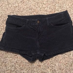 Navy Corduroy Shorts
